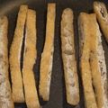 きらり流れ星's cooksnap of when they made ☆焼いただけ～こんがり油揚げスティック☆.
