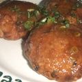 きらり流れ星's cooksnap of when they made 甘辛♪根菜いっぱいハンバーグ♪.