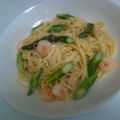 リエっぺ's cooksnap of when they made 海老とアスパラガスのクリームパスタ.