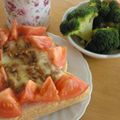 ３ＭaＭa's cooksnap of when they made 焼きトマ納豆トースト.
