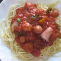 あいねこちゃん's cooksnap of when they made パパッとトマトスパゲティー.