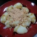 ９月生's cooksnap of when they made ヘルシー美味しい簡単★スキムミルクもち.