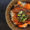 narimimama's cooksnap of when they made ねぎとろサーモン丼.