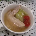 ぽにえ's cooksnap of when they made 鶏肉とトマトの簡単スープ.