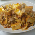 ぱりぱりいちご's cooksnap of when they made 豚肉と厚揚げのチリソース煮.