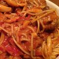 chiharinco's cooksnap of when they made ミートボールスパゲッティ.