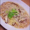 au021410's cooksnap of when they made きのこモリモリ♪和風とろ〜りスープパスタ.