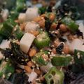 kaori238's cooksnap of when they made 長芋・おくら・納豆の和え物.