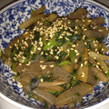 natukiane's cooksnap of when they made ★簡単★大根（葉）とこんにゃくの炒め煮.