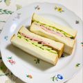 コムギ大好き's cooksnap of when they made ハムチーズサンドイッチ♪.