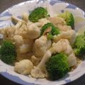 shibainu1's cooksnap of when they made カリフラワー＆ブロッコリーのニンニク炒め.