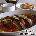 オレンジデイ's cooksnap of when they made BBQチキンとカボチャの重ねチーズ焼き.