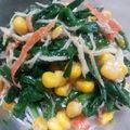 ＰＵＲＵ's cooksnap of when they made ニラとカニカマの塩昆布・粉チ・胡麻和え.