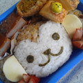 ❥nico❥'s cooksnap of when they made 幼稚園 ｷｬﾗ弁 お弁当[さる].