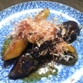 ひろぽんＰＯＮ's cooksnap of when they made ナスとしし唐の素揚げ酢味噌和え.