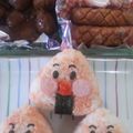 バコタさん's cooksnap of when they made キャラ弁＊おにぎりdeあんぱんまんトリオ.