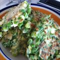 サクポヨ's cooksnap of when they made 米粉のネギ焼き.