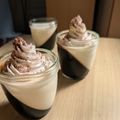 ぶ〜ちゃん's cooksnap of when they made コーヒーゼリー&ミルクゼリー＊斜めゼリー.