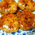 謎の美女's cooksnap of when they made 蓮根入り♪照り焼きつくね十六穀丼.