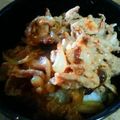 sho悠's cooksnap of when they made 我が家のB級グルメ☆ピリ辛豚丼.