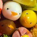 ★なみ☆'s cooksnap of when they made ♪黒いぴよたま♪　★ソース味★.