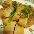 みぴこ星人's cooksnap of when they made めんつゆとわさびで食べるトンカツ♡.