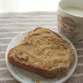 katsuraちゃん's cooksnap of when they made 幸せ～揚げパン風きなこトースト.