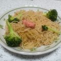 ミーコ♪♪'s cooksnap of when they made 明太子と野菜の焼きビーフン.