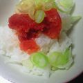 かぴーな's cooksnap of when they made おいしい明太子ご飯＊.