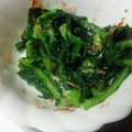 かぴーな's cooksnap of when they made *かき菜のしょうゆマヨ和え*.