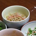 kikikko's cooksnap of when they made もやしとカニカマのサッパリ和え.
