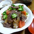 さらだaaa's cooksnap of when they made あっさり＊ガッツリ牛丼 　我が家風。.