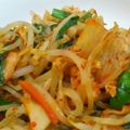 yuu★'s cooksnap of when they made 誰でも絶対♪シャキシャキもやしキムチ炒め.