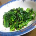 ちょこ✪0214's cooksnap of when they made かき菜のマスタードしょうゆ和え.