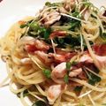 ☆ゆぅさ☆'s cooksnap of when they made さっぱり♪ささみとかいわれの梅鰹パスタ.
