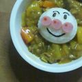 鳥娘01's cooksnap of when they made 1歳児用◆アンパンマンカレー.