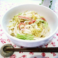 Kenmamac's cooksnap of when they made レタスとかにかまのさっぱり焼きうどん.