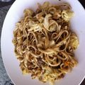 LULUPAD's cooksnap of when they made カレーの残りで♪焼きカレーうどん★.
