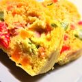 ゆいぴょん♡♪'s cooksnap of when they made お豆腐たっぷりヘルシーHMケークサレ♪.