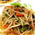 ayatowa's cooksnap of when they made 豆苗＆もやし＆豚肉のあんかけ焼きそば.