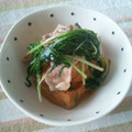 ∴ri—Pan∴'s cooksnap of when they made プレ農家めし◆厚揚げと豚肉と青菜の煮物.