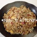 papikun's cooksnap of when they made 納豆チャーハン.