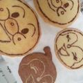 ミルルキー's cooksnap of when they made キャラクタークッキー.
