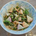 sukennya's cooksnap of when they made 蒲鉾と菜の花✿めんたマヨネーズ和え.