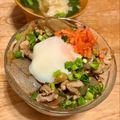 はーくんごーごー's cooksnap of when they made フライパンで簡単！豚バラすき焼き丼ぶり♡.