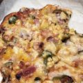 こんこんこんのん's cooksnap of when they made 簡単米粉ピザ　絹ごし豆腐入り.