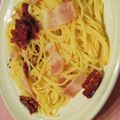 bobitin's cooksnap of when they made ドライトマトでパスタを♡.