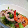 **ぐりりん**'s cooksnap of when they made ピリ辛　青梗菜　イカ炒め.