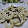 ともこキッチン's cooksnap of when they made ●かまぼこ消費に♡塩昆布とかまぼこ炒め●.