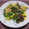 はやんせ's cooksnap of when they made 我が家のお助けレシピ♪春雨ニラ卵炒め.